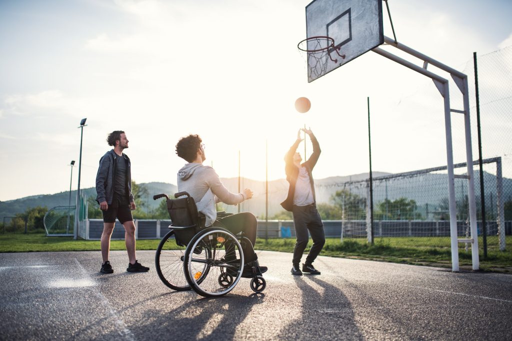 Yongster Playing Basketball